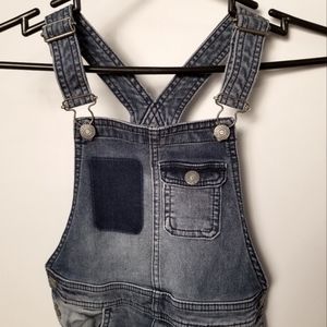 H&M Kids Distressed Denim Overalls,  sz 7-8